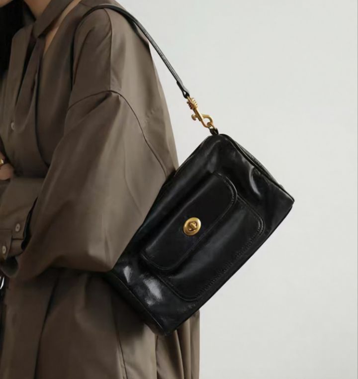 TROUVAILLE東大門㊣實拍女裝新品熱賣真品推薦單肩斜跨包牛皮TROUVAILLE單肩/斜跨包