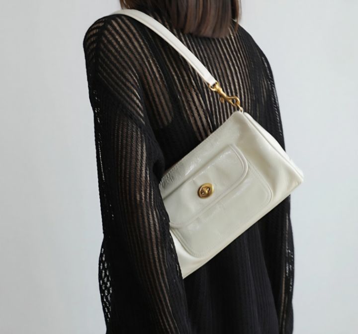 TROUVAILLE東大門㊣實拍女裝新品熱賣真品推薦單肩斜跨包牛皮TROUVAILLE單肩/斜跨包