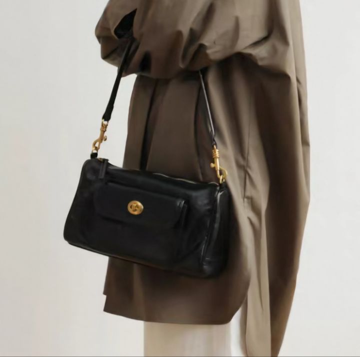 TROUVAILLE東大門㊣實拍女裝新品熱賣真品推薦單肩斜跨包牛皮TROUVAILLE單肩/斜跨包