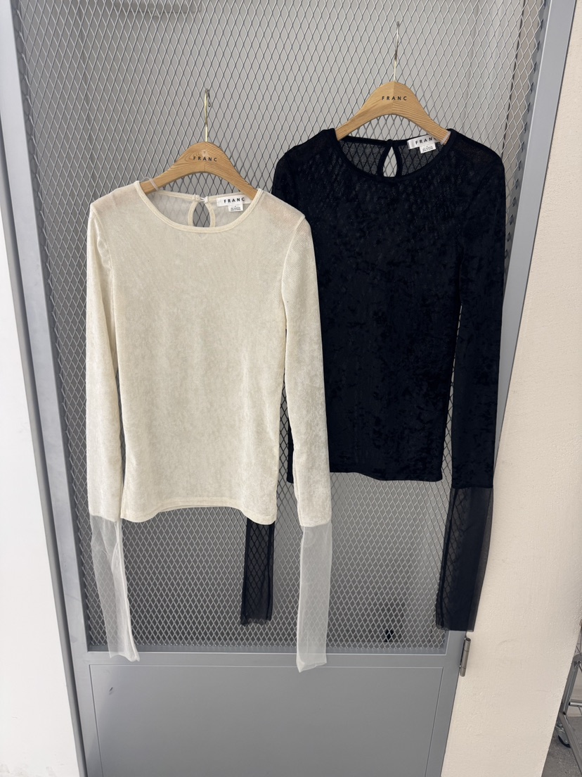 FRANC—L韓國直郵㊣女士新款時尚推薦熱賣職業真品25秋冬長袖T恤FRANC長袖T恤