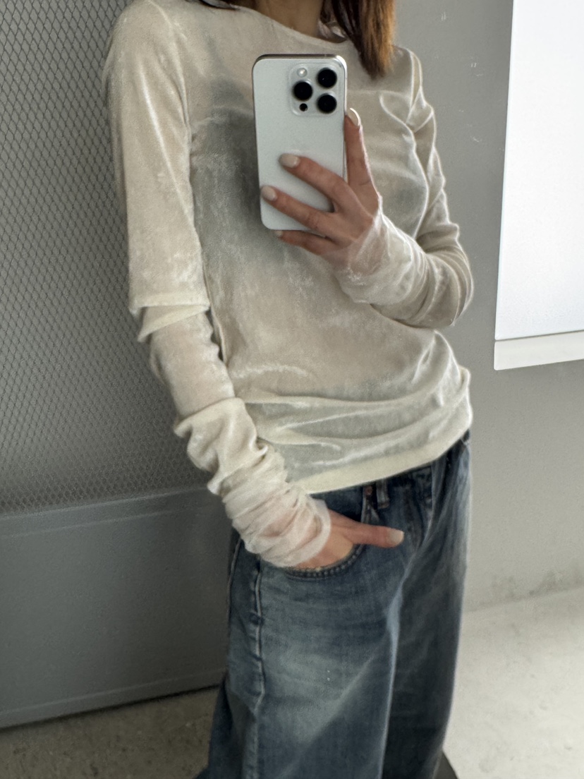 FRANC—L韓國直郵㊣女士新款時尚推薦熱賣職業真品25秋冬長袖T恤FRANC長袖T恤