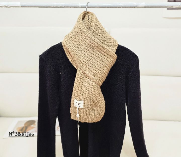 N3韓國代購㊣女士新款25秋冬職業人氣推薦休閑真品圍巾披肩N3圍巾/披肩