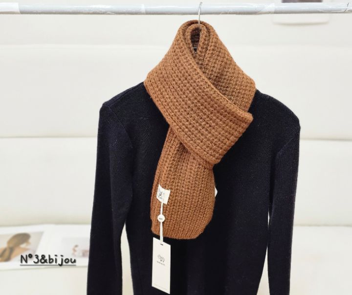 N3韓國代購㊣女士新款25秋冬職業人氣推薦休閑真品圍巾披肩N3圍巾/披肩