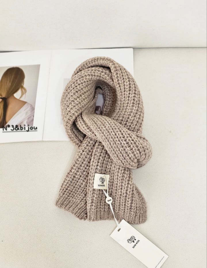 N3韓國代購㊣女士新款25秋冬職業人氣推薦休閑真品圍巾披肩N3圍巾/披肩圖色1