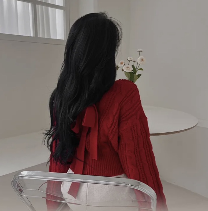 I BLLE東大門㊣代購女士新款人氣休閑推薦25秋冬針織衫奶油色I BLLE針織衫