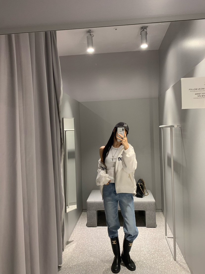 REVE CITE-L韓國直郵㊣女裝新品時尚真品夾克連帽拉鏈衫羊毛REVE CITE-L夾克