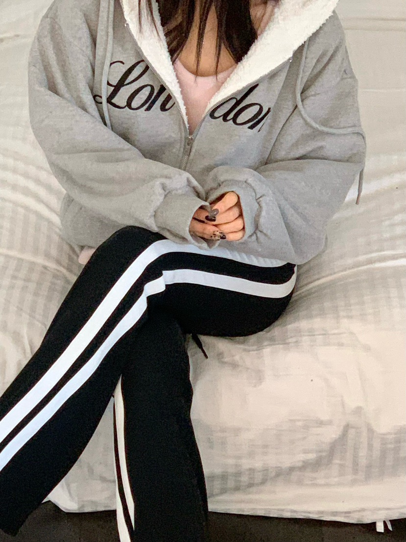 REVE CITE-L韓國直郵㊣女裝新品時尚真品夾克連帽拉鏈衫羊毛REVE CITE-L夾克