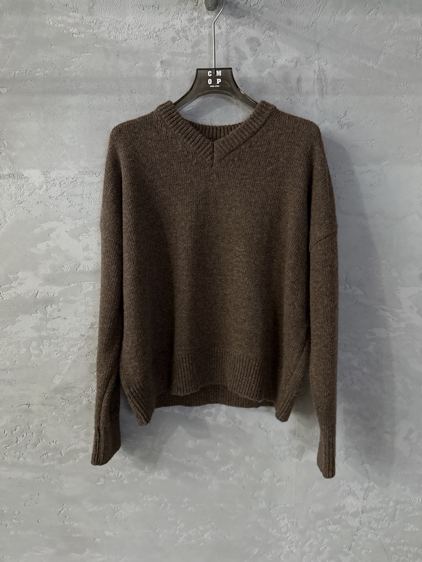 COME OPEN東大門㊣直郵女裝新款人氣職業25秋冬針織衫V領羊絨COMP-(COME OPEN)針織衫圖色2