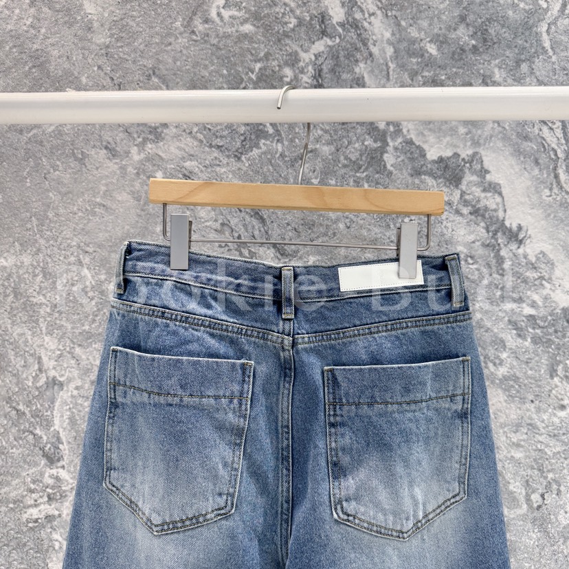 ROOKIE BUD東大門㊣代購女士新款人氣25秋冬休閑牛仔褲羊毛ROOKIE BUD-L牛仔褲