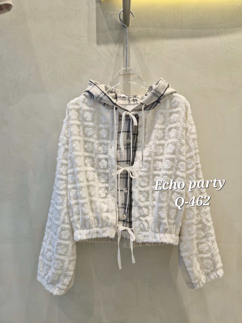 ECHOPARTY東大門㊣直郵女士新品時尚人氣職業25秋冬熱賣夾克ECHOPARTY夾克圖色1