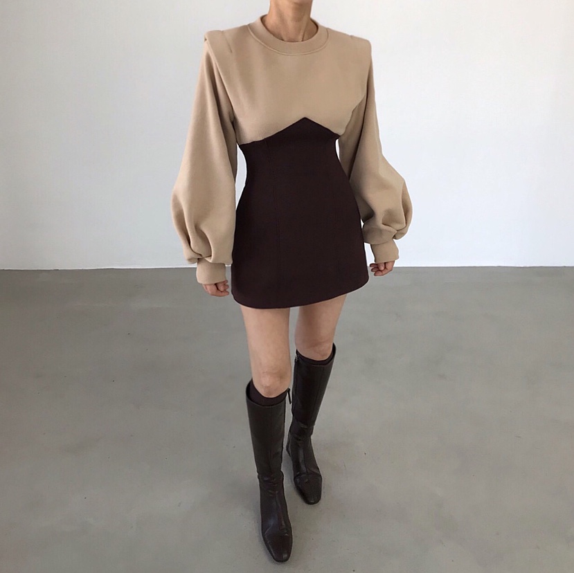 2TWO MOON韓國直郵㊣女裝新款熱賣人氣真品時尚推薦連衣裙2TWO MOON連衣裙