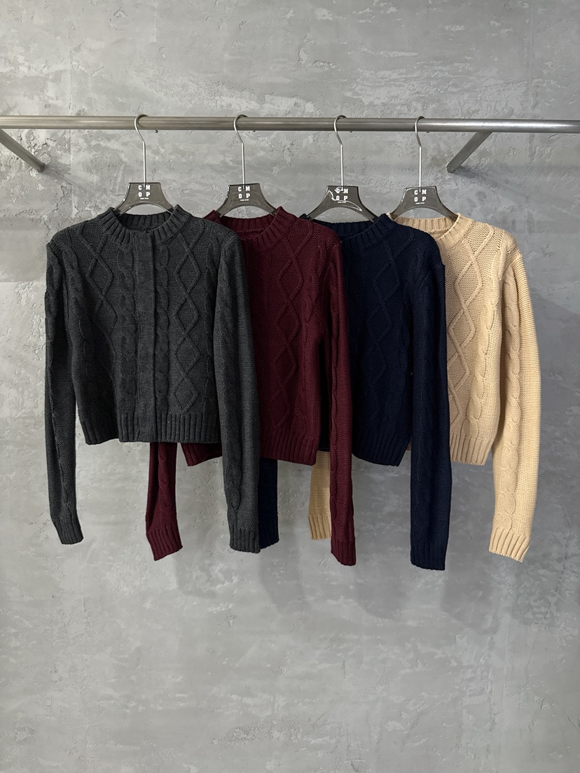 COME OPEN韓國直郵㊣女裝新品休閑人氣真品針織衫拉鏈開衫COMP-(COME OPEN)針織衫