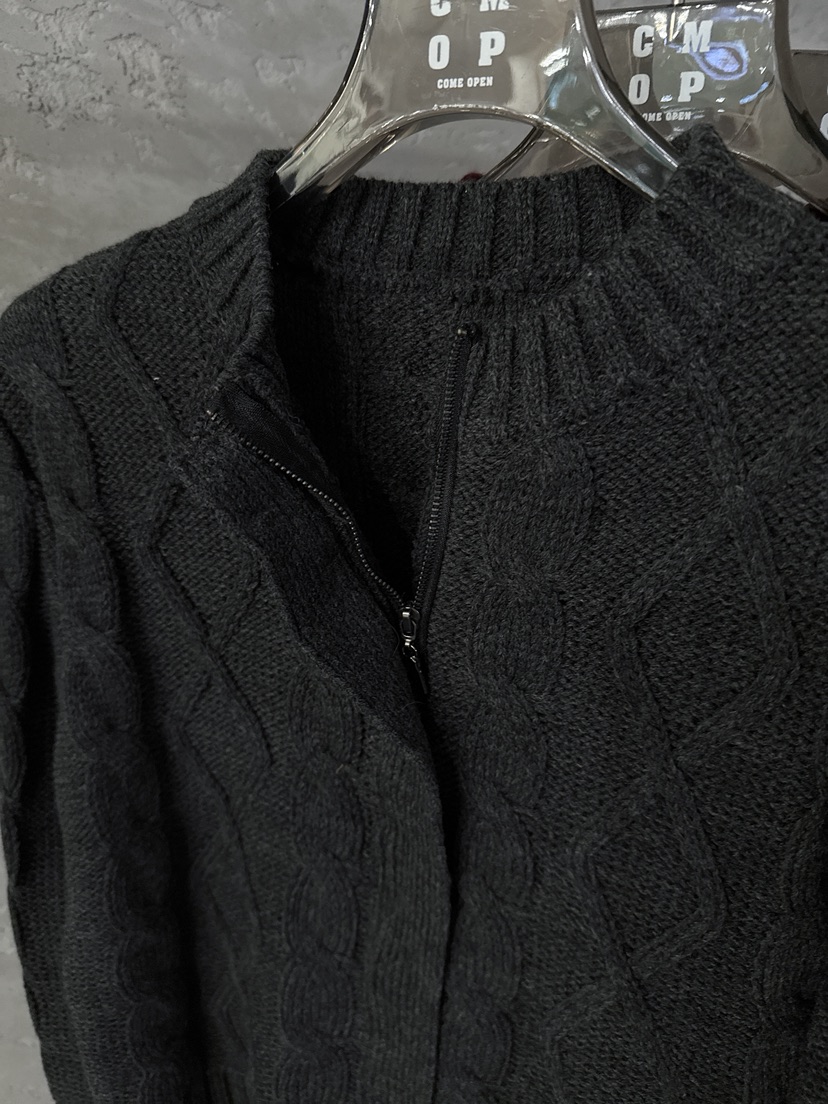 COME OPEN韓國直郵㊣女裝新品休閑人氣真品針織衫拉鏈開衫COMP-(COME OPEN)針織衫