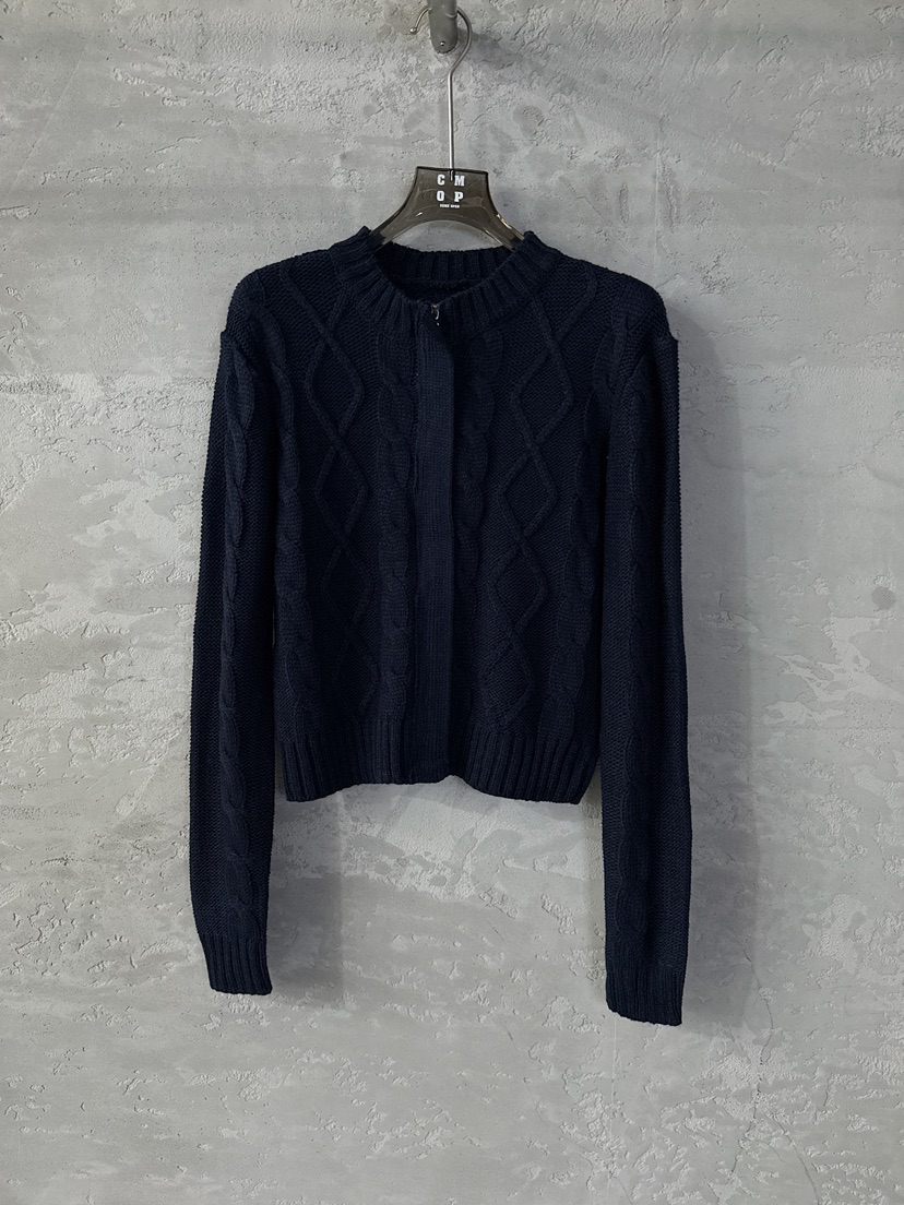 COME OPEN韓國直郵㊣女裝新品休閑人氣真品針織衫拉鏈開衫COMP-(COME OPEN)針織衫圖色2