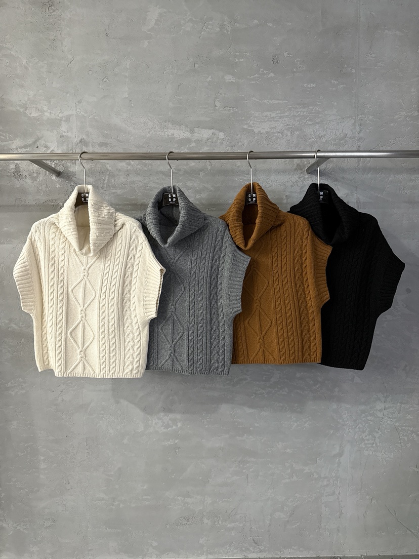 COME OPEN韓國代購㊣女士新品熱賣25秋冬時尚推薦針織衫高領COMP-(COME OPEN)針織衫