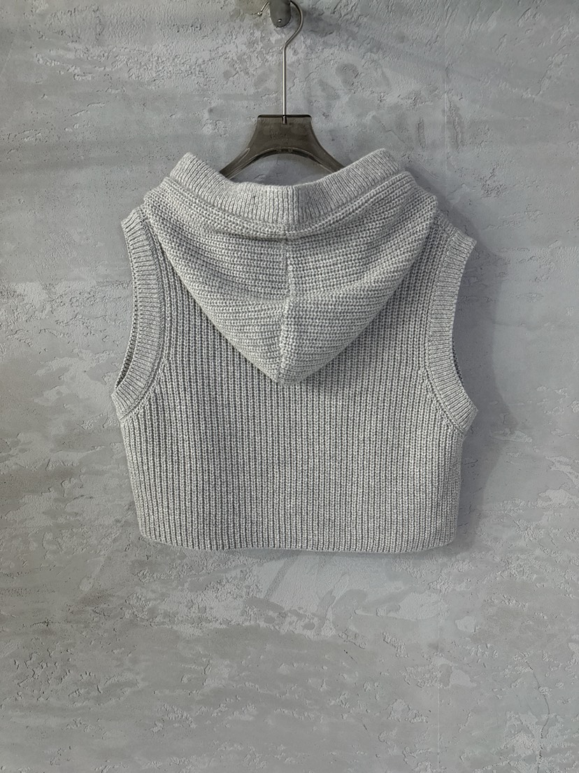 COME OPEN東大門㊣代購女裝新款休閑推薦25秋冬吊帶背心連帽COMP-(COME OPEN)吊帶/背心