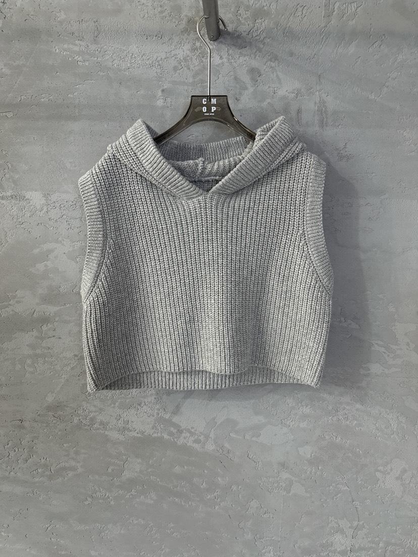 COME OPEN東大門㊣代購女裝新款休閑推薦25秋冬吊帶背心連帽COMP-(COME OPEN)吊帶/背心圖色1