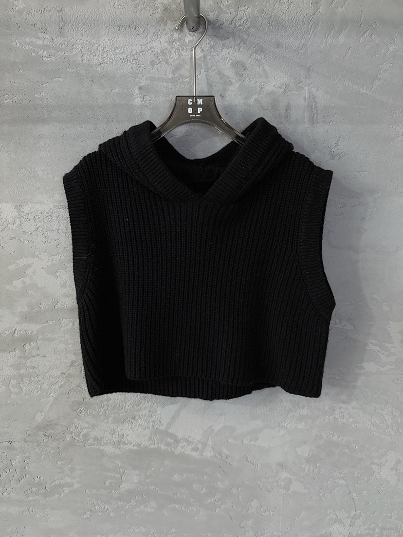 COME OPEN東大門㊣代購女裝新款休閑推薦25秋冬吊帶背心連帽COMP-(COME OPEN)吊帶/背心圖色2