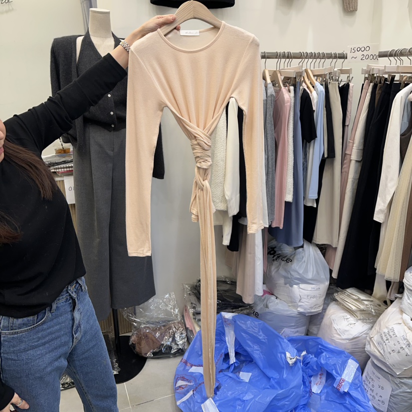 THE LOW東大門㊣實拍女士新款休閑真品25秋冬時尚人氣長袖T恤THE LOW長袖T恤圖色2