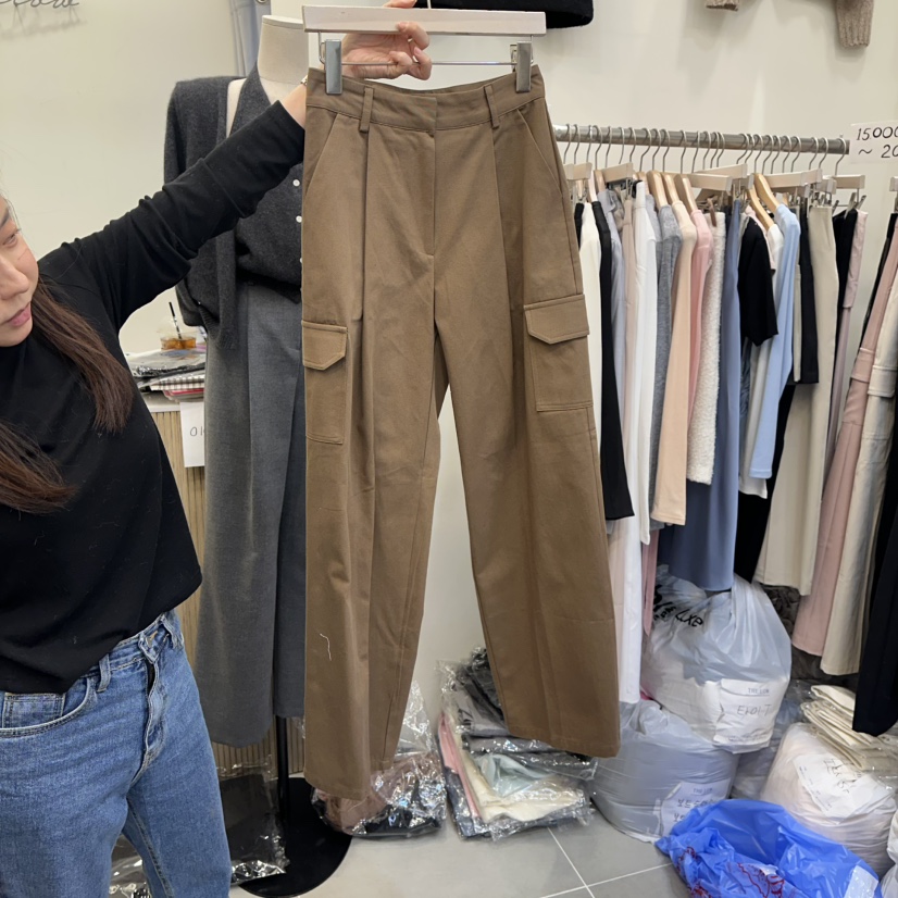 THE LOW東大門㊣代購女裝新品真品25秋冬熱賣時尚休閑休閑褲THE LOW休閑褲圖色1