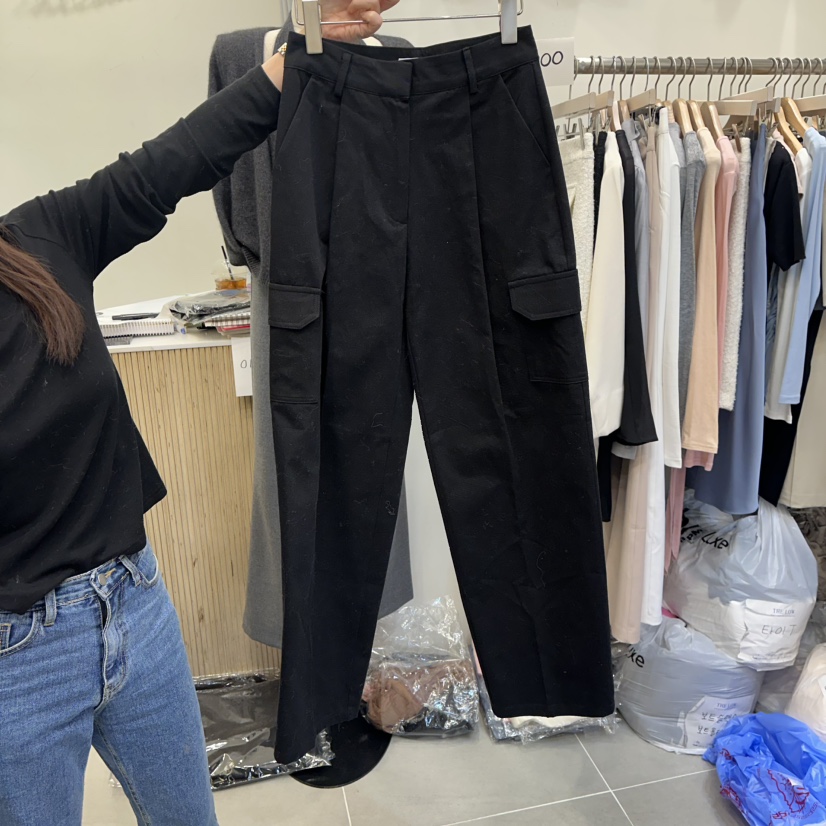 THE LOW東大門㊣代購女裝新品真品25秋冬熱賣時尚休閑休閑褲THE LOW休閑褲圖色2