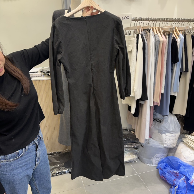 THE LOW東大門㊣代購女士新款真品職業人氣推薦休閑連衣裙THE LOW連衣裙