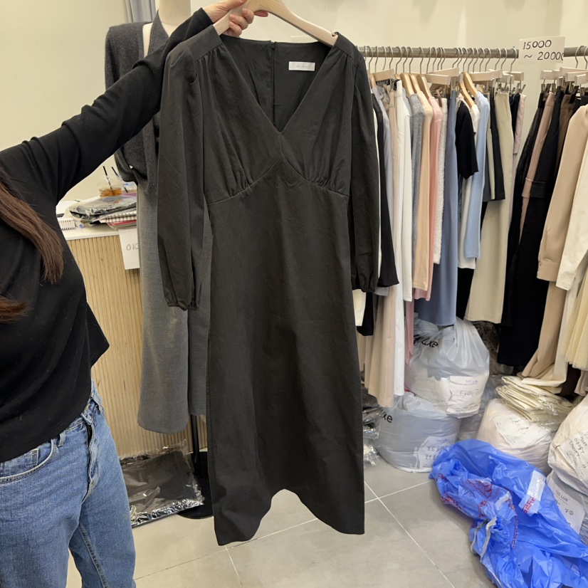 THE LOW東大門㊣代購女士新款真品職業人氣推薦休閑連衣裙THE LOW連衣裙圖色1