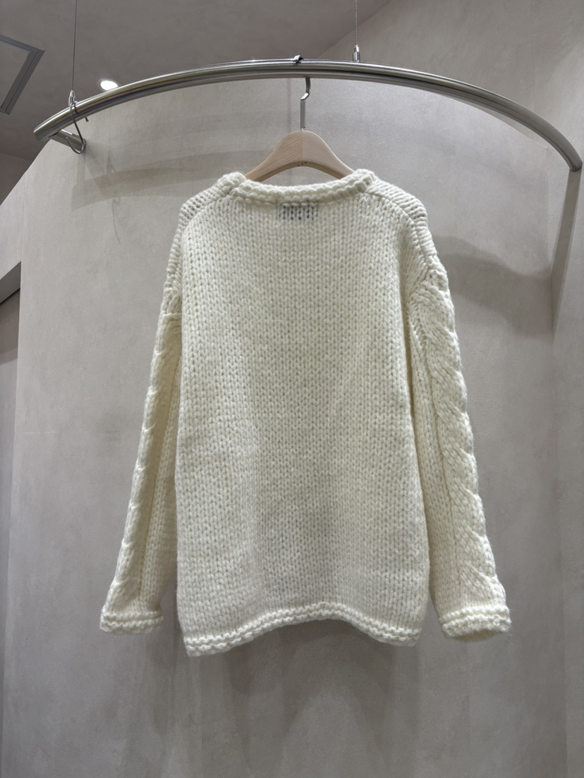 WHO IS SHE韓國代購㊣女士新款真品25秋冬推薦毛衣手工編織WHO IS SHE毛衣