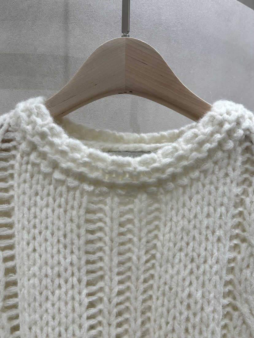 WHO IS SHE韓國代購㊣女士新款真品25秋冬推薦毛衣手工編織WHO IS SHE毛衣