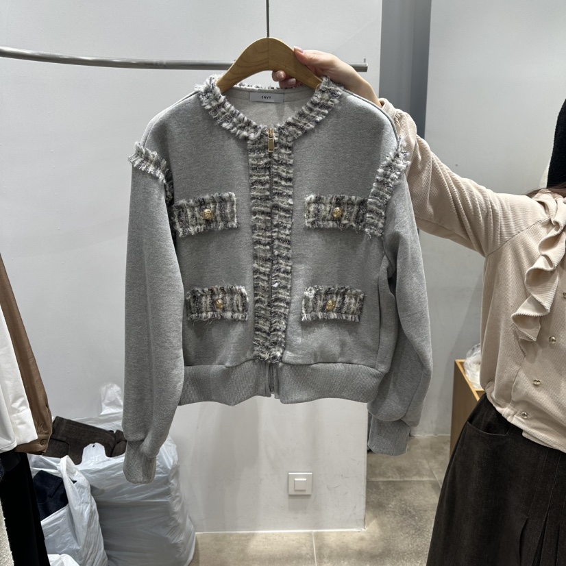 ENVY韓國直郵㊣女裝新款熱賣休閑職業推薦25秋冬真品人氣夾克ENVY夾克圖色1