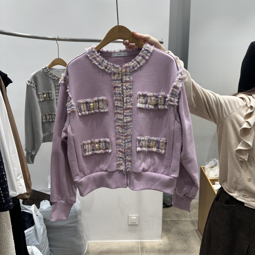ENVY韓國直郵㊣女裝新款熱賣休閑職業推薦25秋冬真品人氣夾克ENVY夾克圖色2
