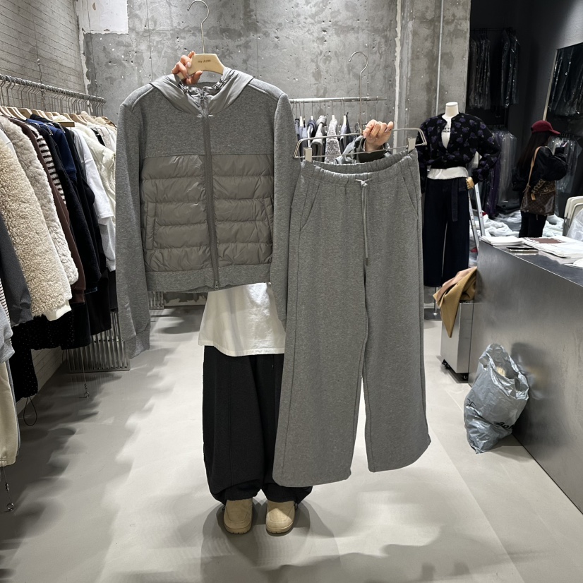 JUNI東大門㊣實拍女裝新款真品時尚職業人氣熱賣套裝加絨套裝my juni套裝圖色1