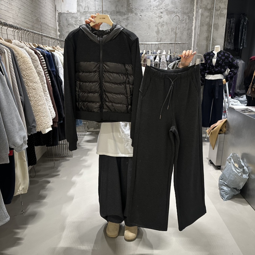 JUNI東大門㊣實拍女裝新款真品時尚職業人氣熱賣套裝加絨套裝my juni套裝圖色2