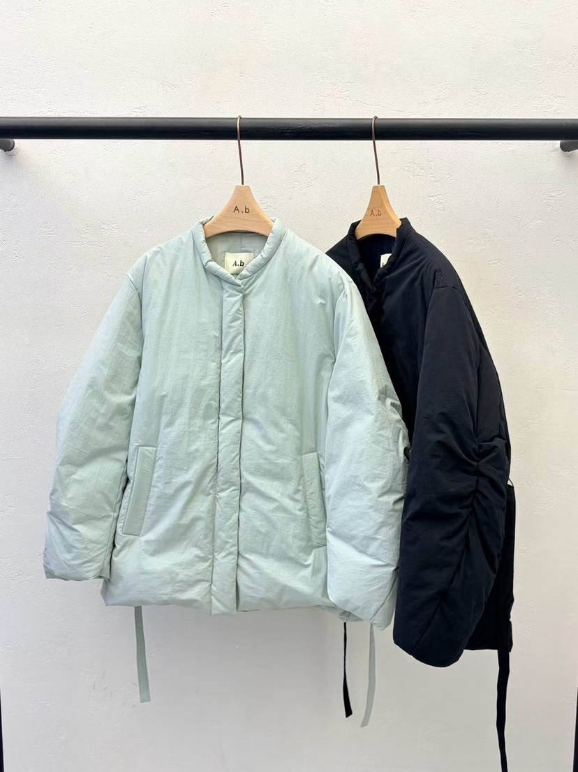 AUTUMN BEIGE-Q韓國代購㊣女裝新款真品職業短款羽絨服絨A.b/AUTUMN BEIGE短款羽絨服圖色2左二色