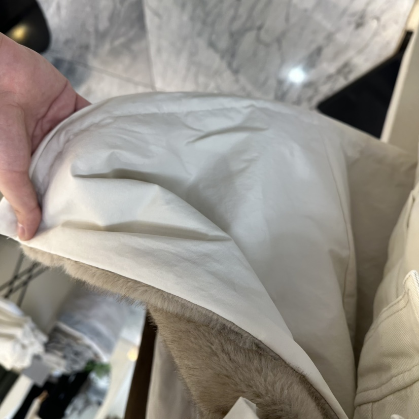 ASCEND東大門㊣實拍女士新款休閑中長款大衣兩面穿貂皮雙面ASCEND中長款大衣