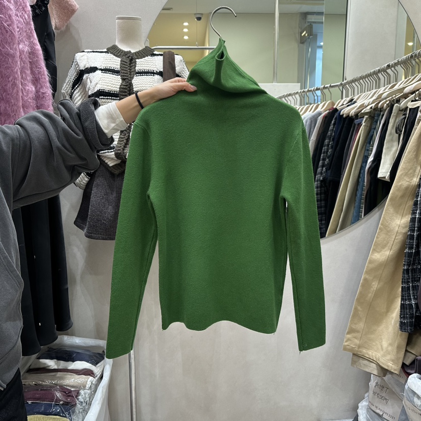 WHO IS SHE韓國直郵㊣女裝新品休閑人氣職業25秋冬針織衫WHO IS SHE針織衫圖色2