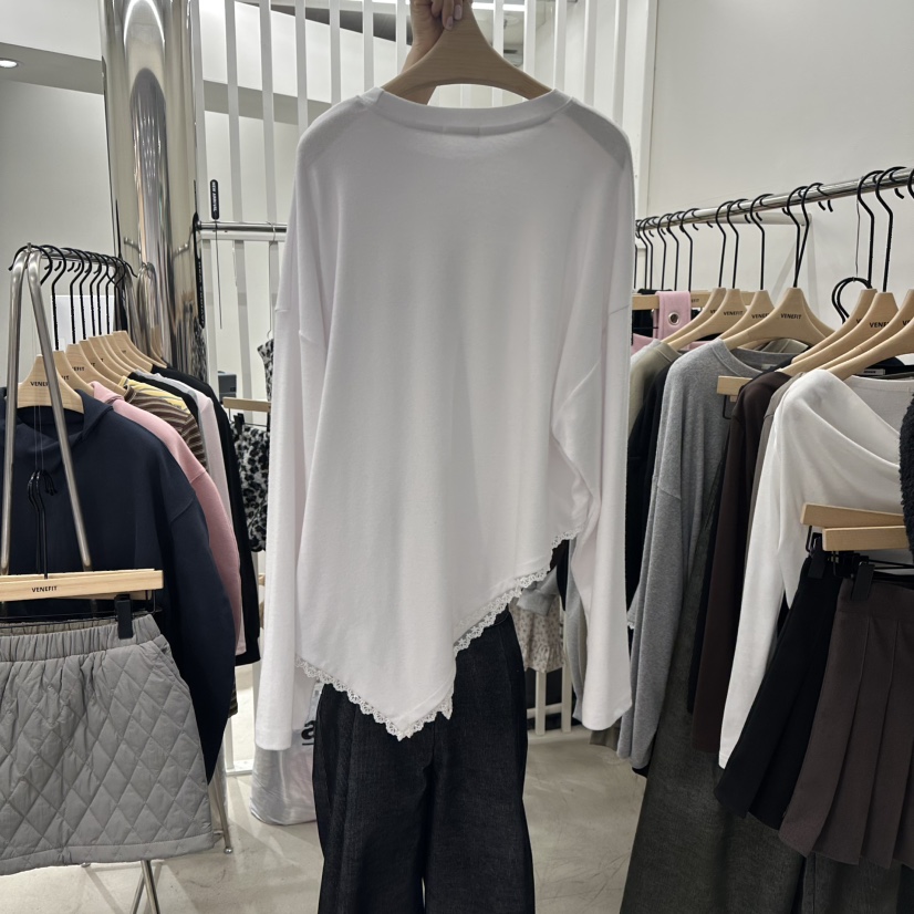 VENEFIT東大門㊣實拍女士新品時尚真品休閑熱賣推薦長袖T恤VENEFIT/JENNIE長袖T恤