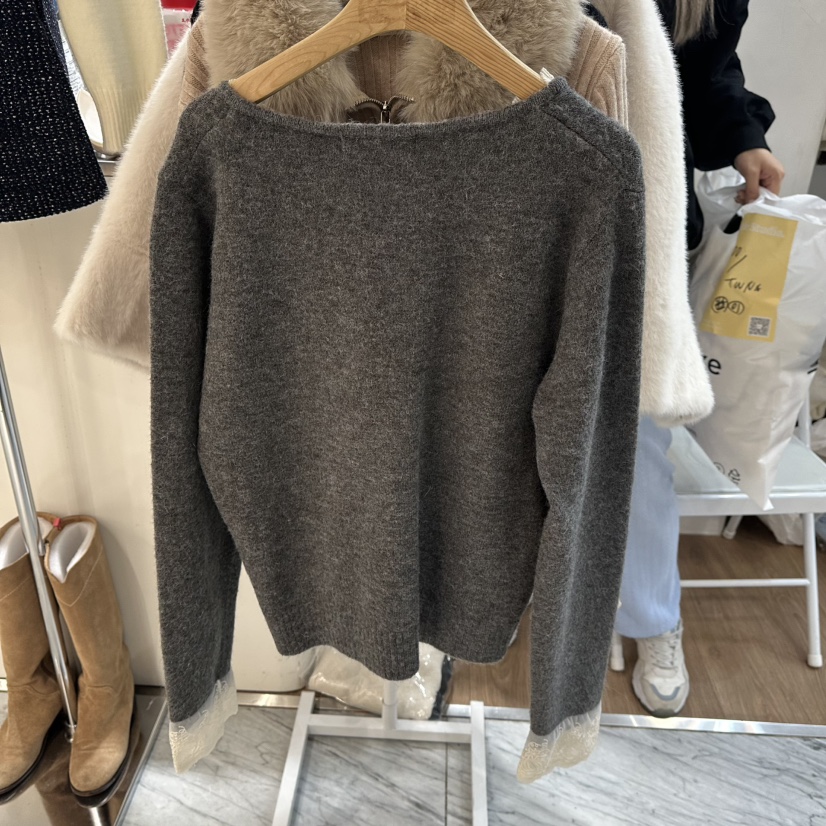 ABLESTUDIO韓國代購㊣女裝新品推薦人氣休閑真品熱賣25秋冬毛衣ABLESTUDIO毛衣