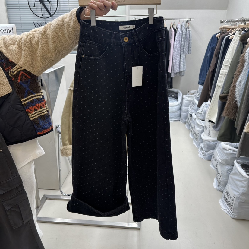 ASCEND東大門㊣實拍女裝新品時尚真品25秋冬推薦休閑褲加絨ASCEND休閑褲圖色1