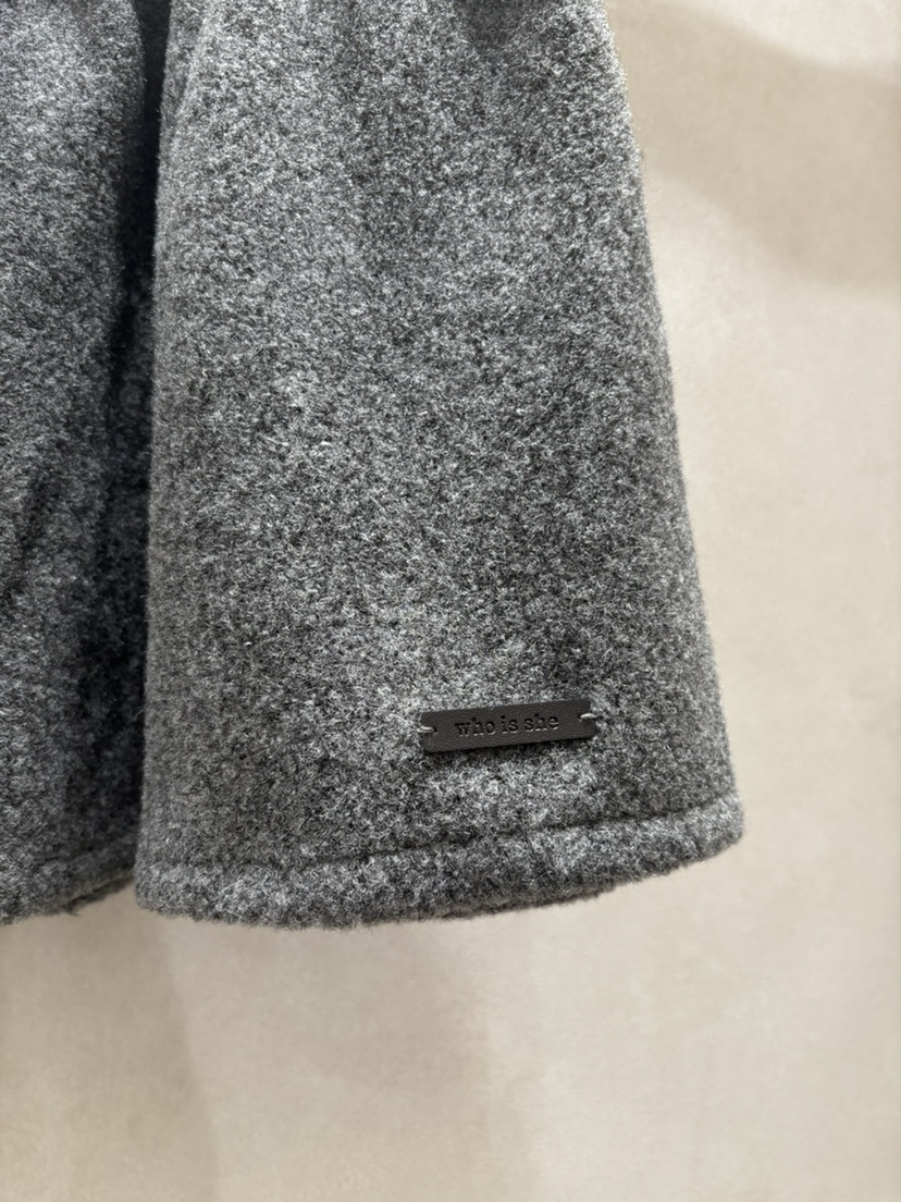 WHO IS SHE東大門㊣代購女裝新品熱賣休閑真品職業短裙羊毛WHO IS SHE短裙