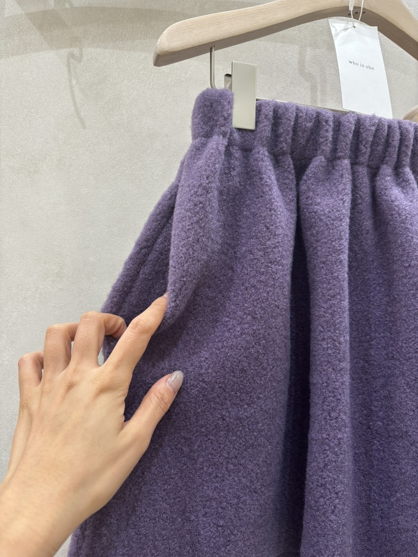 WHO IS SHE東大門㊣代購女裝新品熱賣休閑真品職業短裙羊毛WHO IS SHE短裙