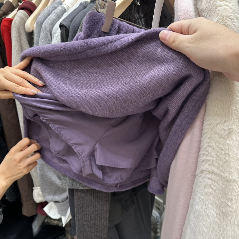 WHO IS SHE東大門㊣代購女裝新品熱賣休閑真品職業短裙羊毛WHO IS SHE短裙