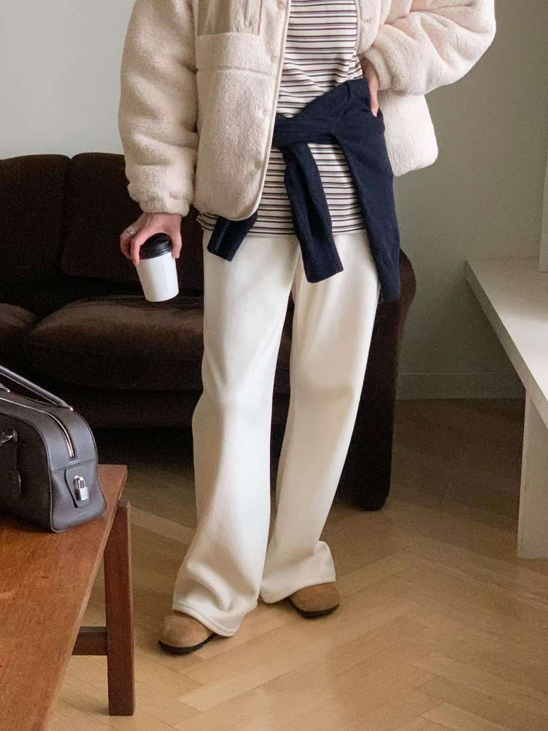 LONDON LACE-런던레이스-T東大門㊣實拍女裝新品時尚休閑褲貂皮LONDON LACE休閑褲圖色3