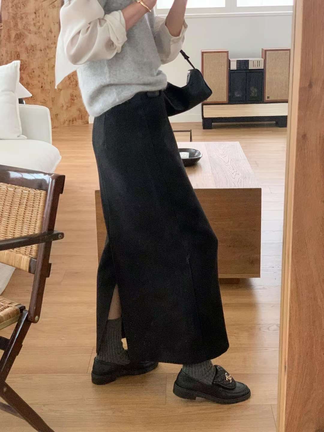 LONDON LACE-런던레이스-T韓國代購㊣女裝新品休閑長裙不含腰帶LONDON LACE長裙