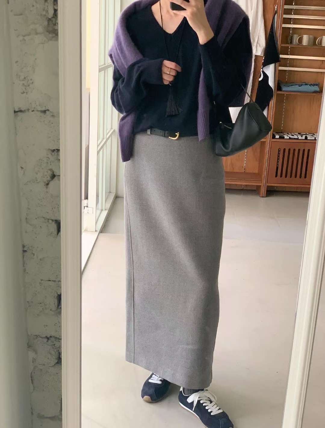 LONDON LACE-런던레이스-T韓國代購㊣女裝新品休閑長裙不含腰帶LONDON LACE長裙圖色1