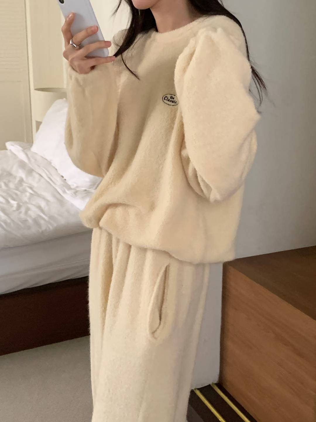 INOUF東大門㊣代購女裝新款25秋冬人氣熱賣休閑職業時尚衛衣INOUF/FLUTTER衛衣