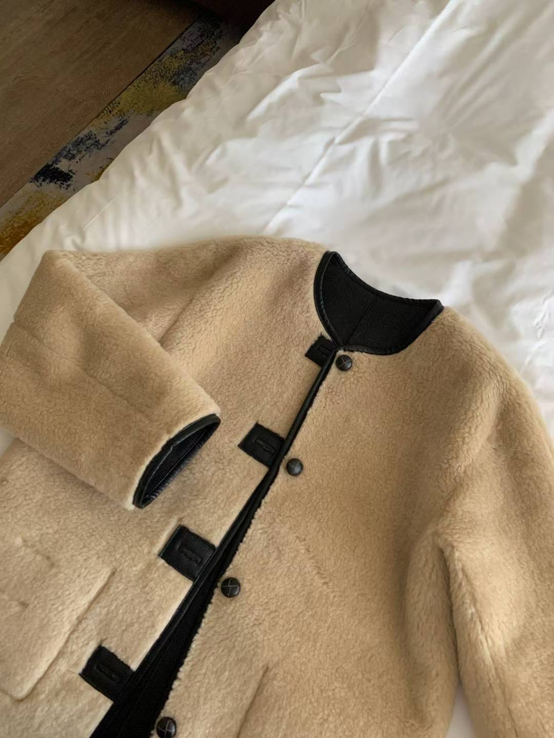 INOUF東大門㊣實拍女裝新品休閑25秋冬推薦時尚夾克兩面可穿INOUF/FLUTTER夾克