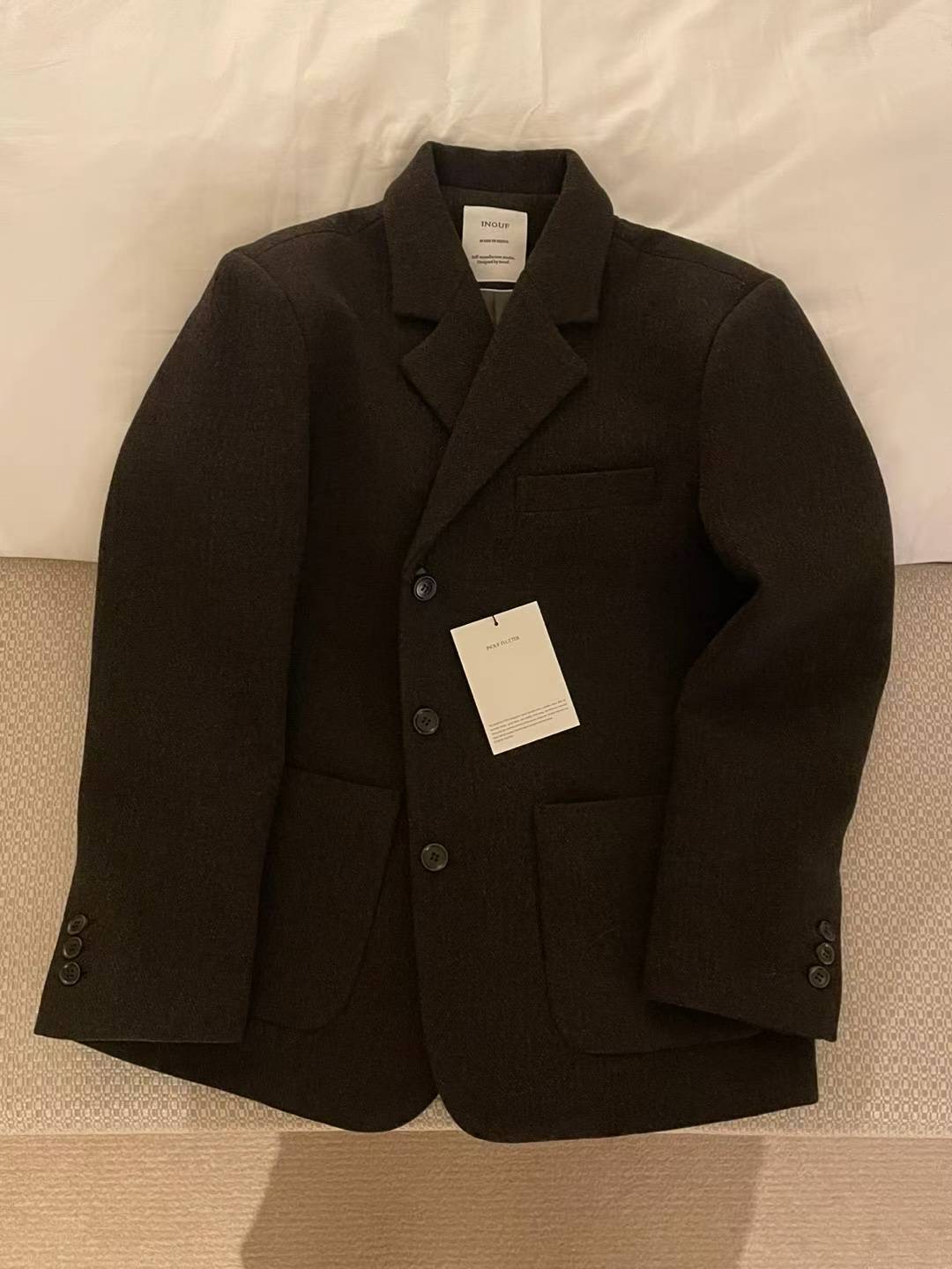 INOUF東大門㊣代購女裝新款時尚推薦熱賣休閑25秋冬職業夾克INOUF/FLUTTER夾克圖色2