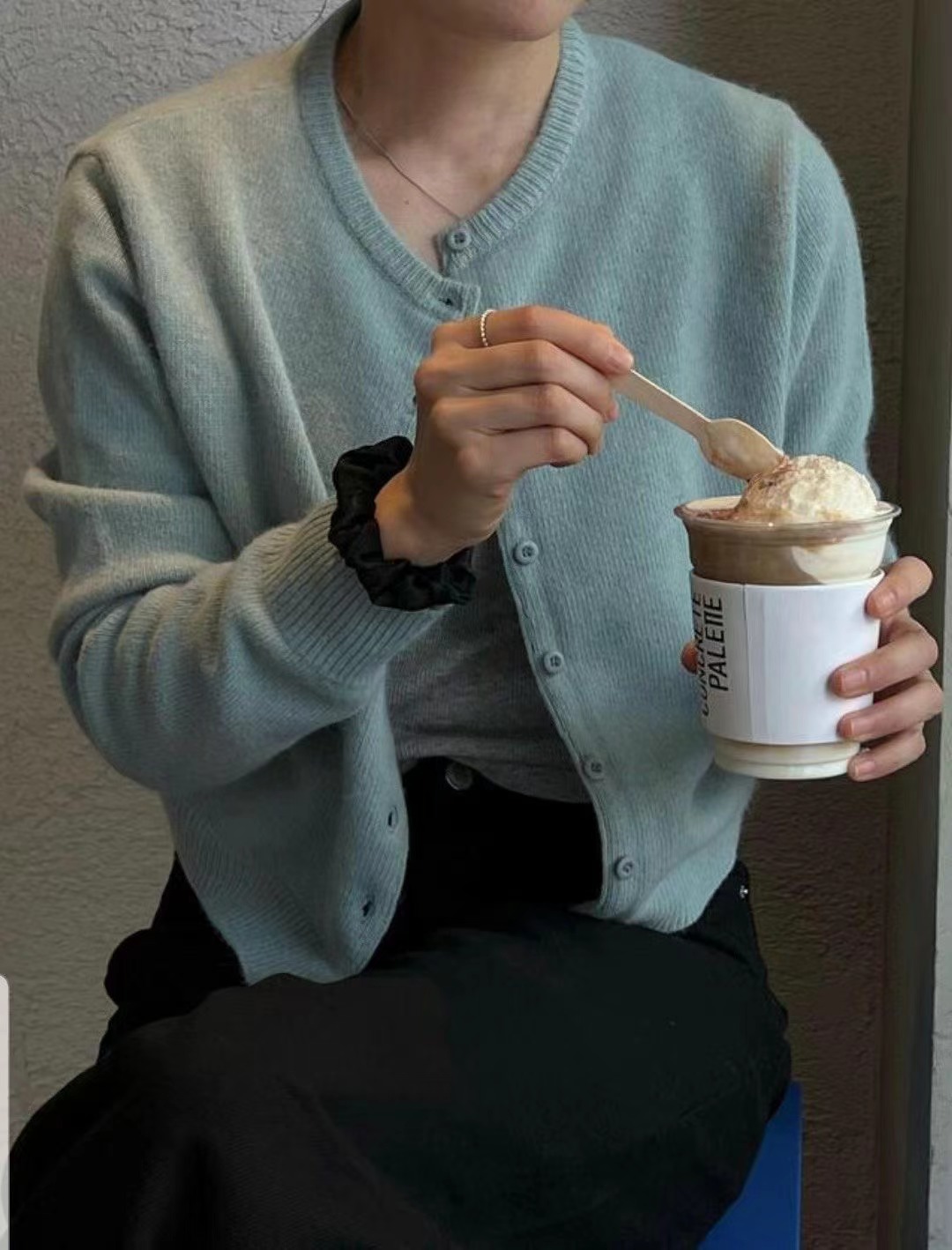 LOUNGE VERA韓國代購㊣女裝新款推薦職業25秋冬時尚針織衫LOUNGE VERA-2件訂針織衫圖色4