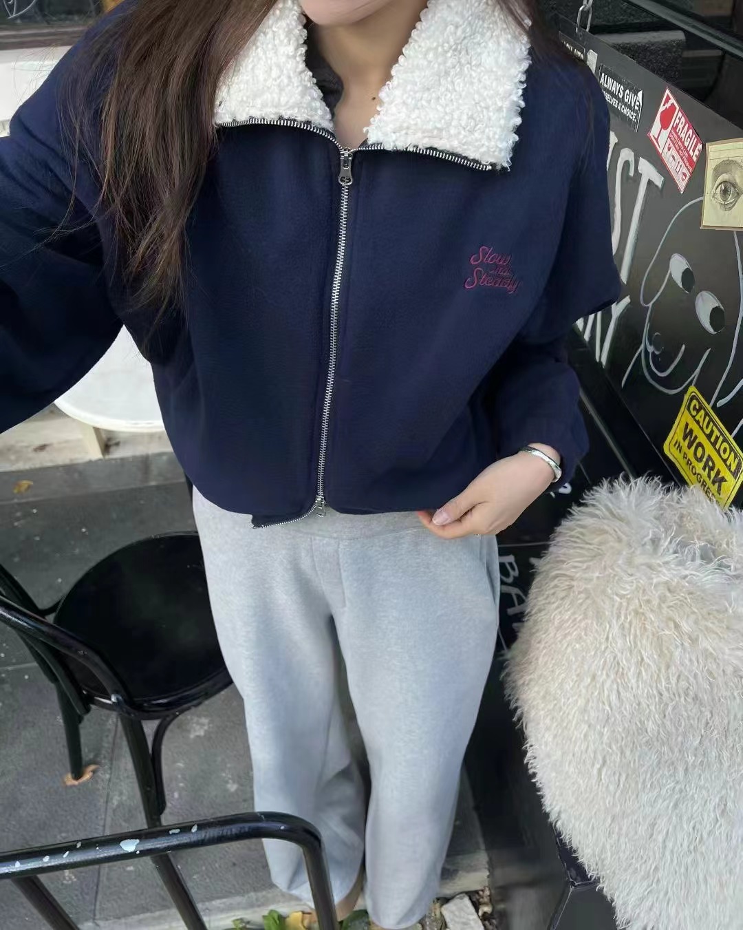 ONDA東大門㊣代購女士新品人氣推薦25秋冬時尚休閑職業夾克ONDA夾克